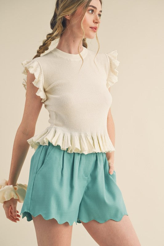 Raina Ruffle Top