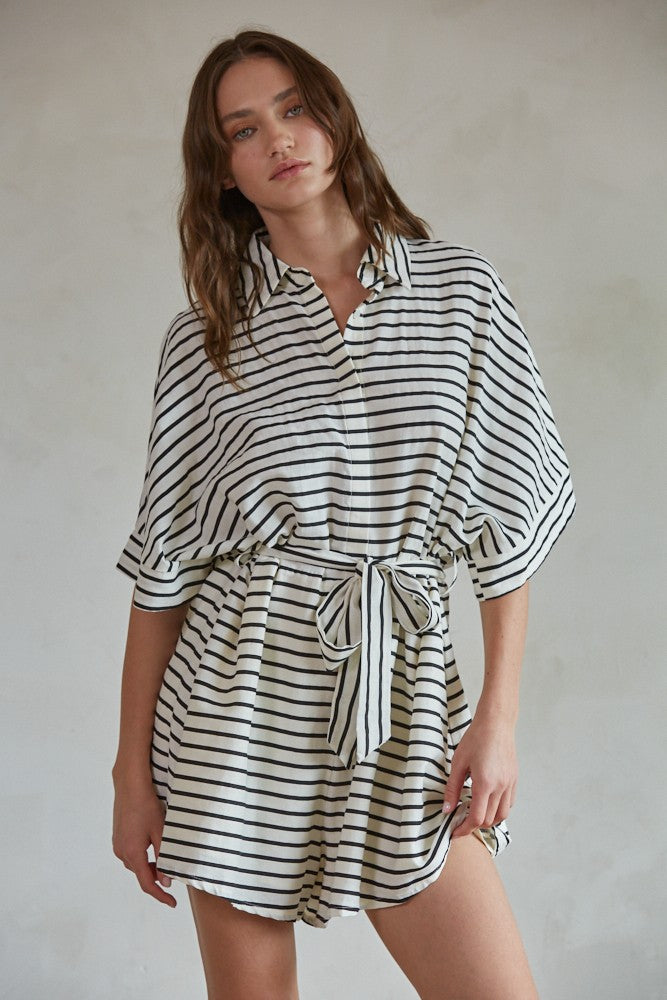 Stay in Line Romper