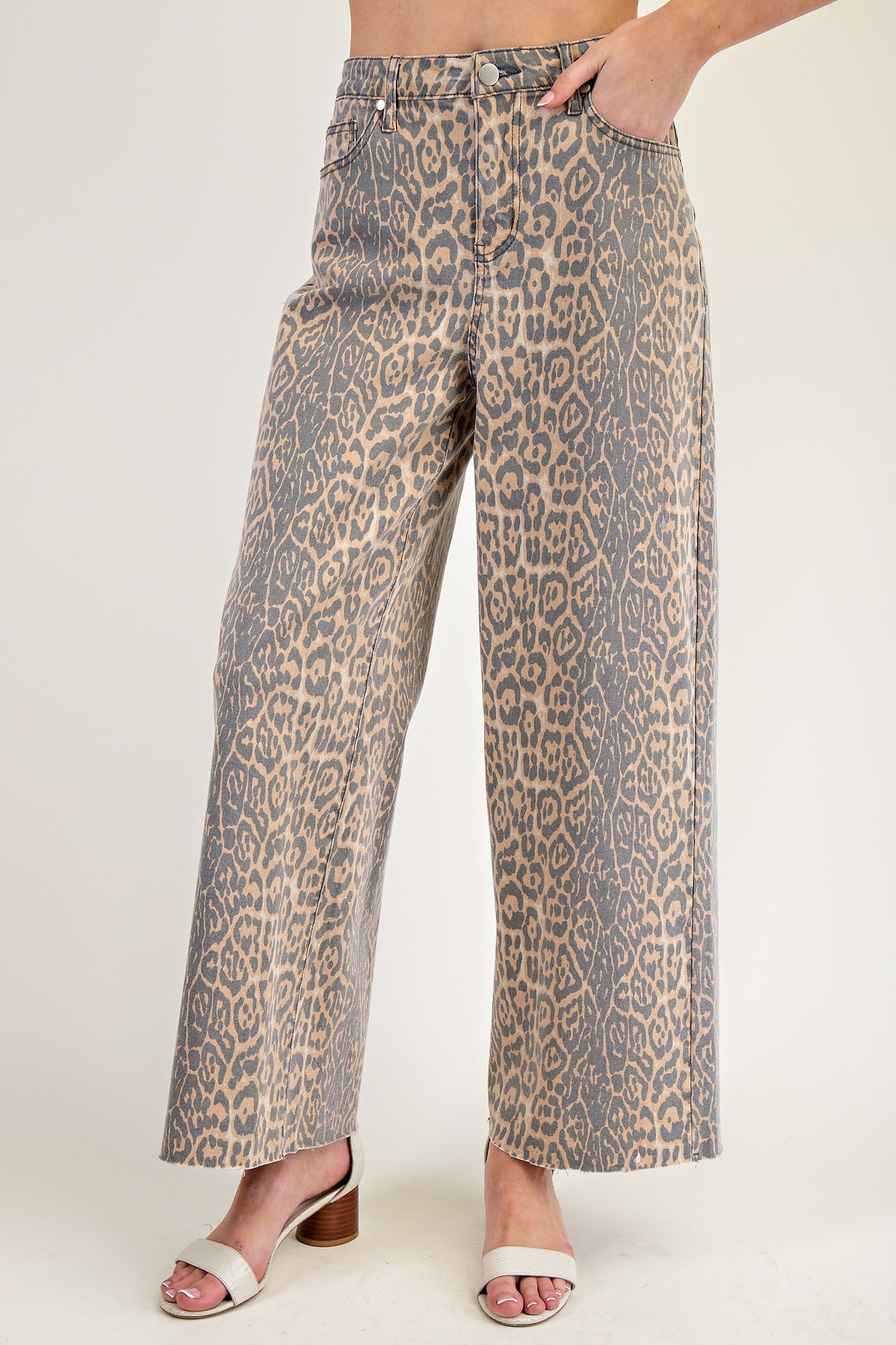 Cheetah wide leg