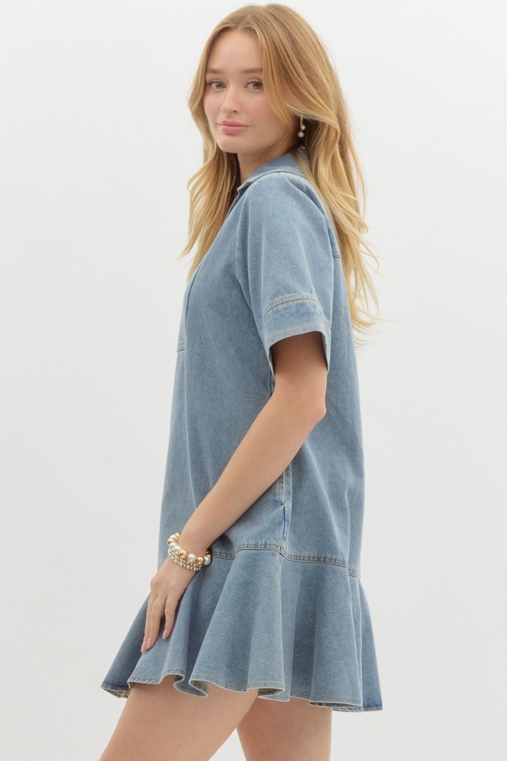 Arden Mini Denim Dress