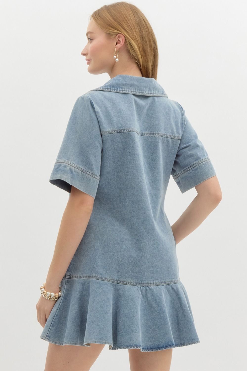 Arden Mini Denim Dress