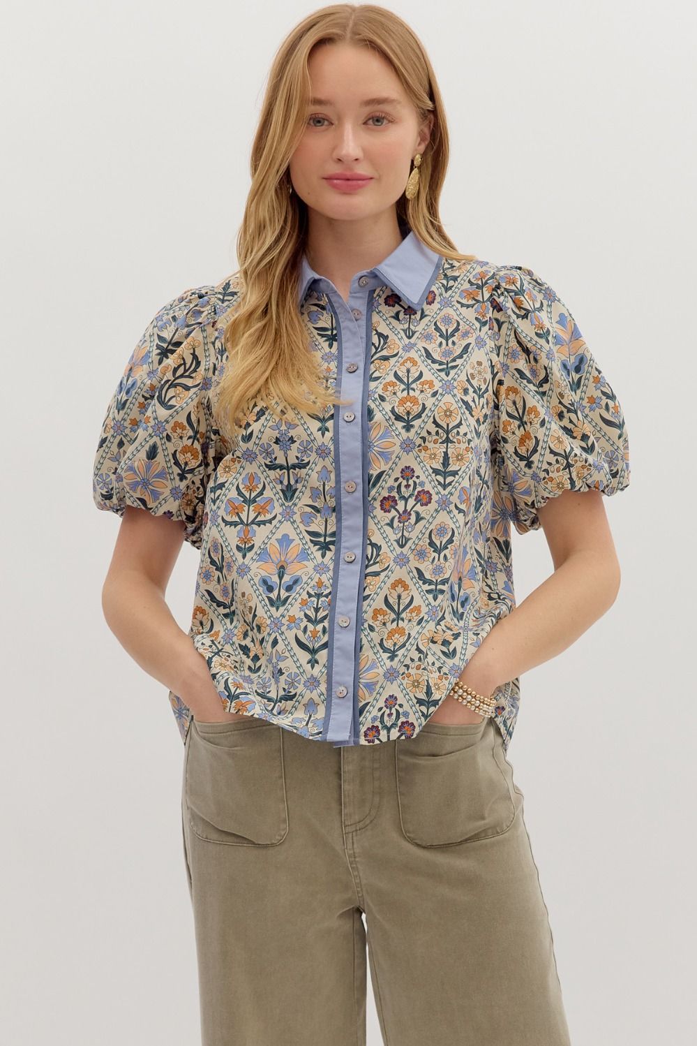 Jess floral blouse