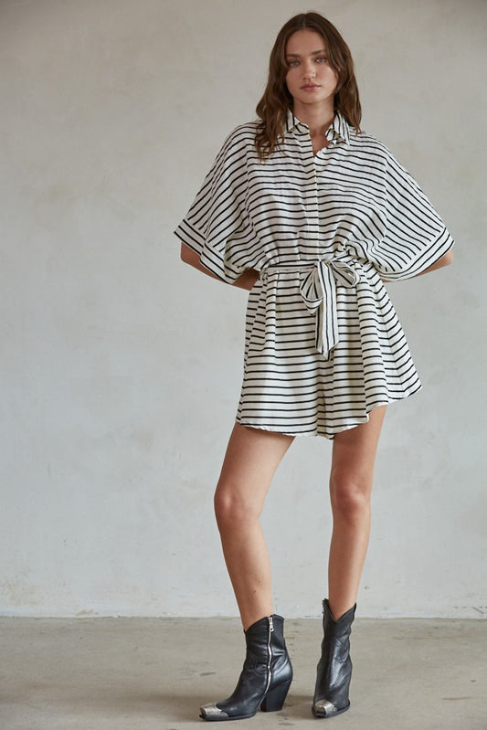 Stay in Line Romper