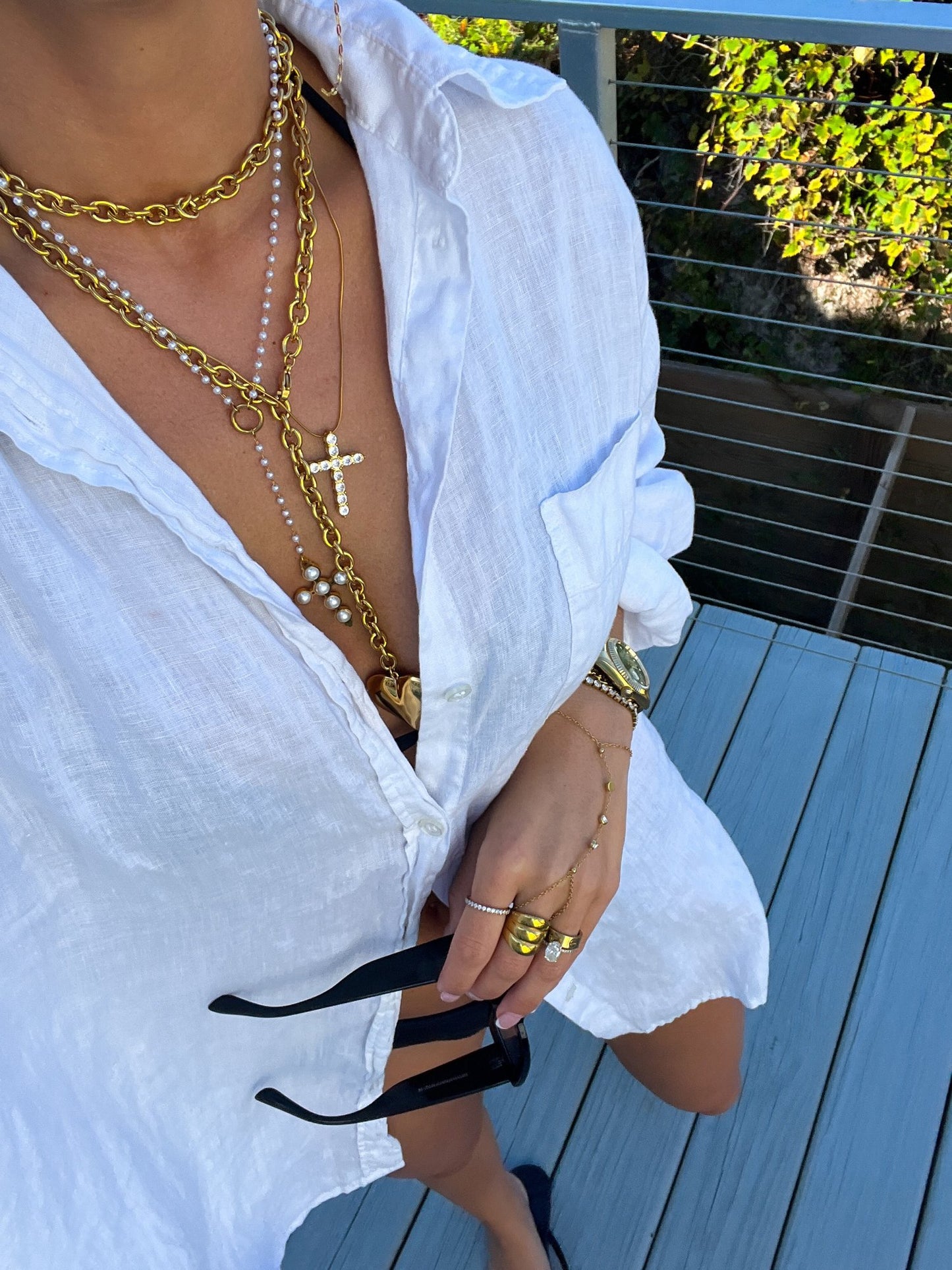 Large Cross necklace