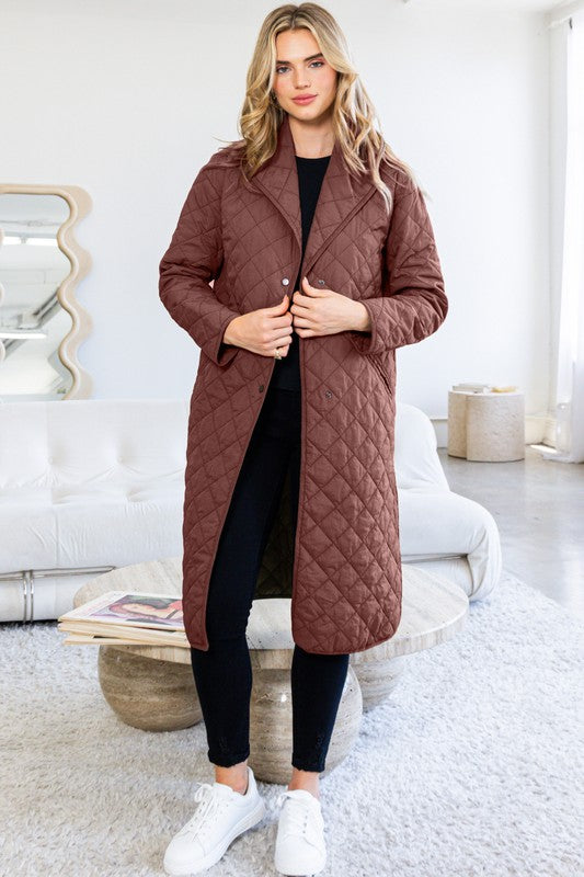 Long Quilted Coat