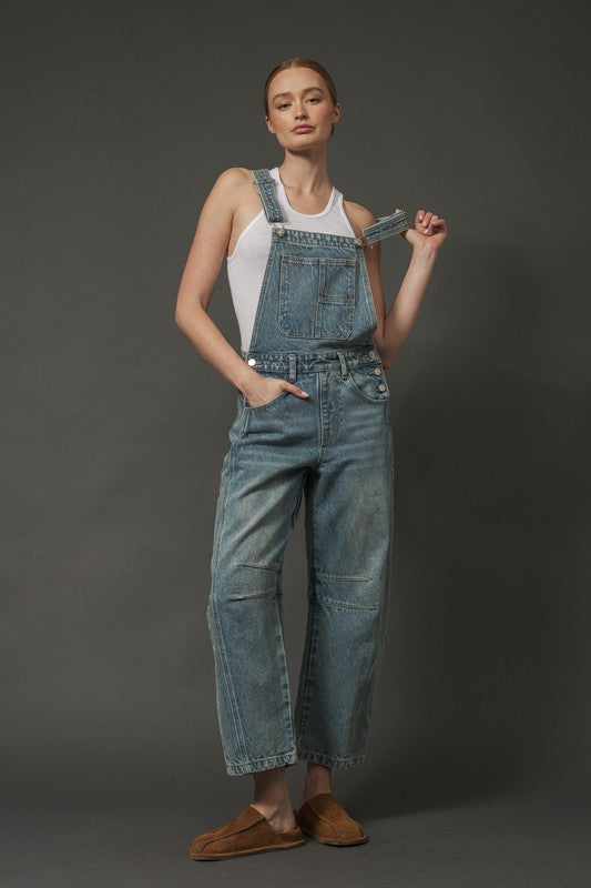 Aaron Barrel Overalls